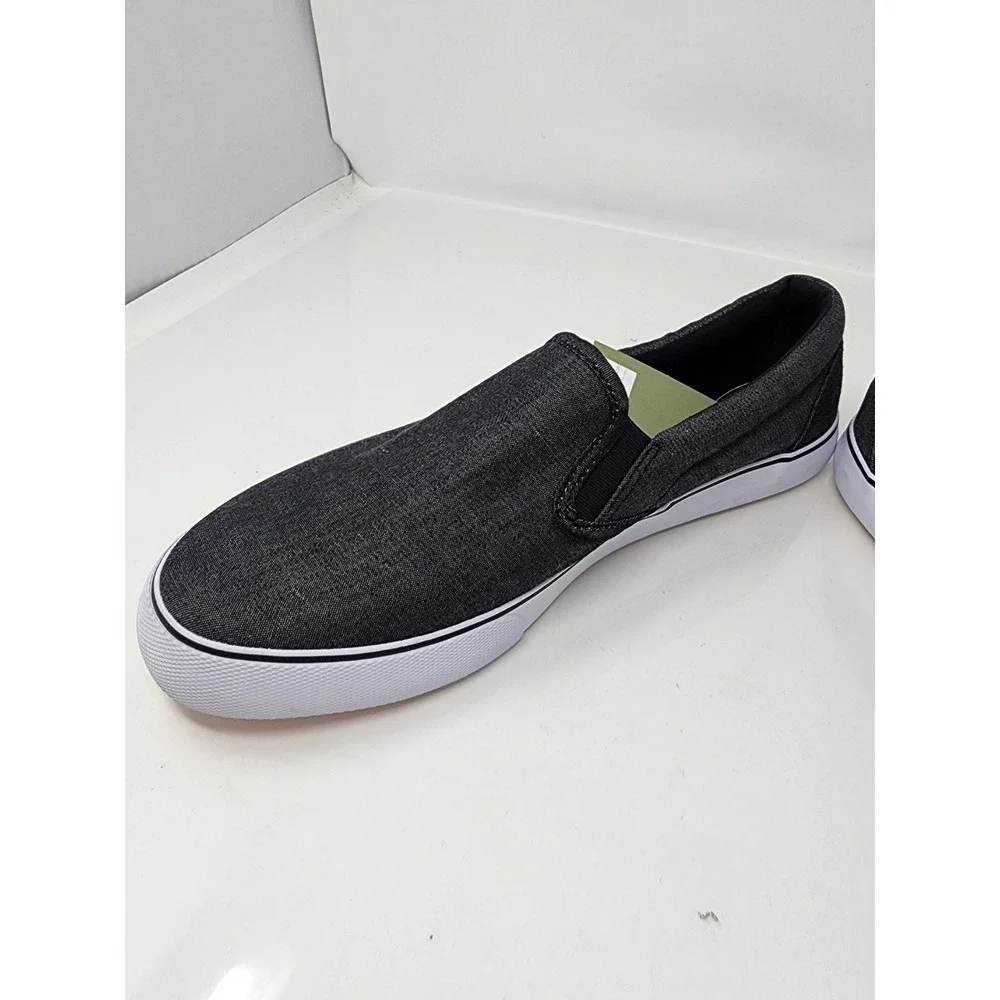 Goodfellow & Co Mens Phillip Slip On Shoes Gray Cotton Blend Casual Size 10